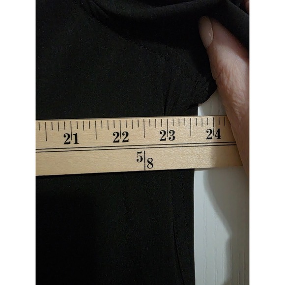 Mizzen+Main Shirt Mens Large Black Leeward Trim Fit Short Sleeve Performance - Picture 8 of 8